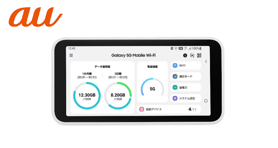 WiFi端末 au 5G